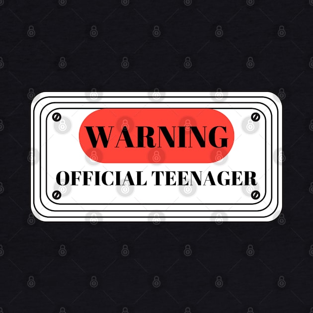 warning official teenager by crackstudiodsgn